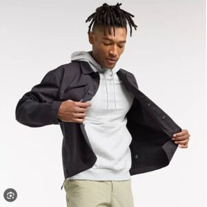 NWT FLX Men's Chore Jacket Black in Size L